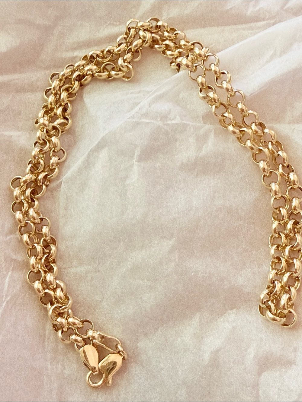 Brand New 14k gold round link Rolo chain; 4.5mm and 18” long - FINAL MARKDOWN!! - Picture 2 of 11